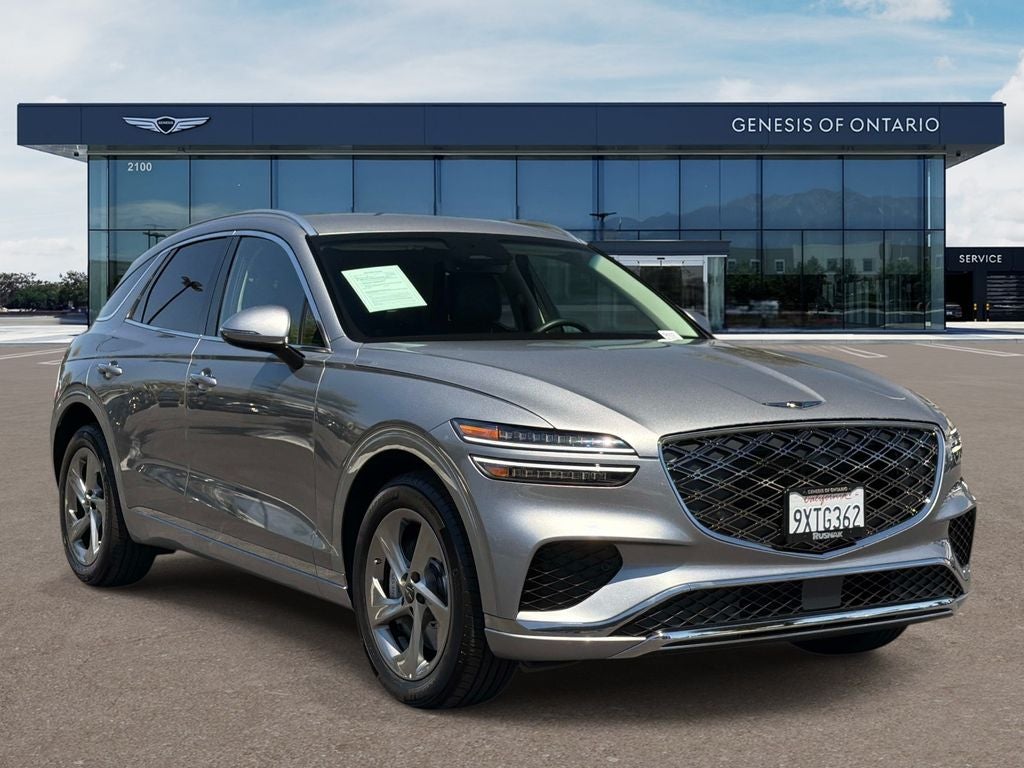 2026 Genesis GV70 2.5T in Savile Silver — front three-quarter view