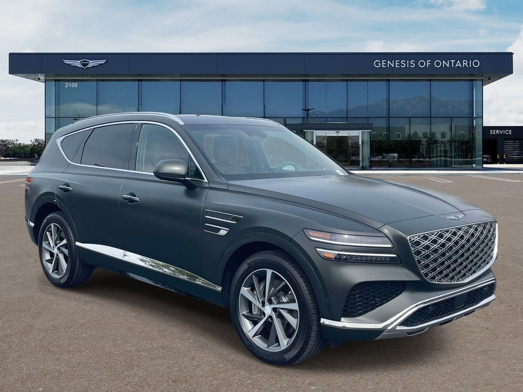 2026 Genesis GV80 2.5T ADVANCED in Storr Green Matte — front three-quarter view