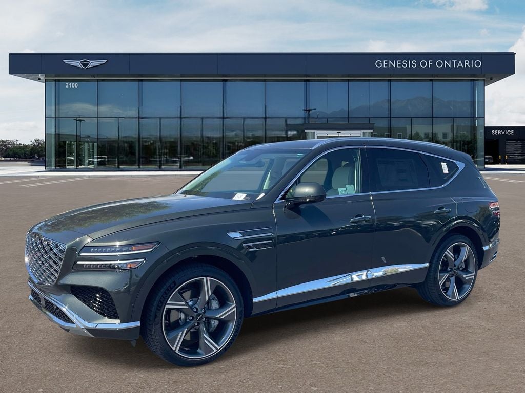2026 Genesis GV80 — rear three-quarter view