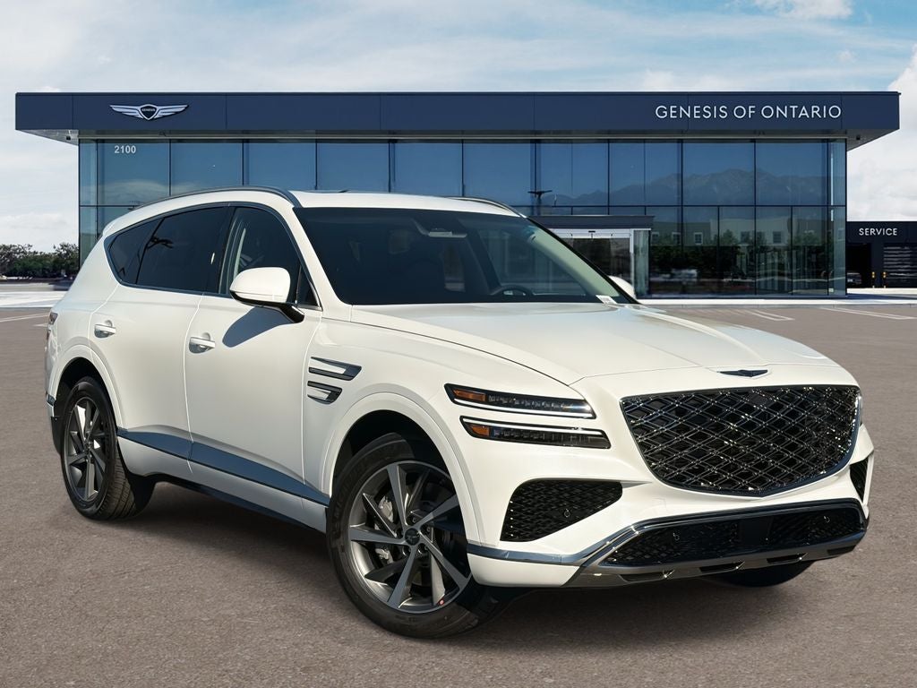 2026 Genesis GV80 2.5T SELECT in Uyuni White — front three-quarter view