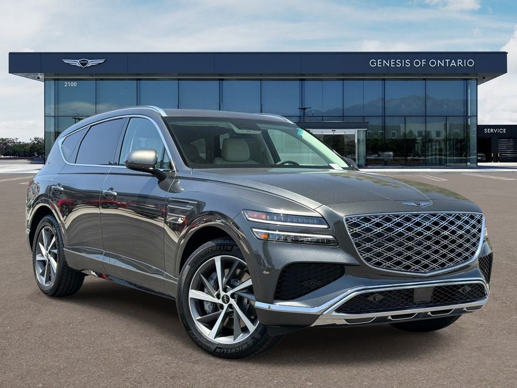 2026 Genesis GV80 2.5T SELECT in Makalu Gray — front three-quarter view