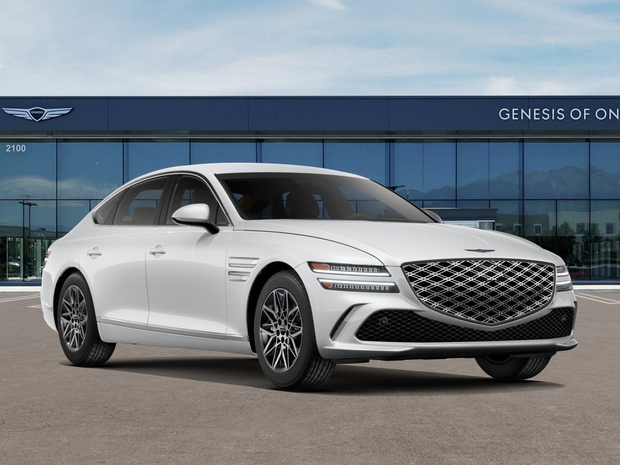 2027 Genesis G80 — side profile view