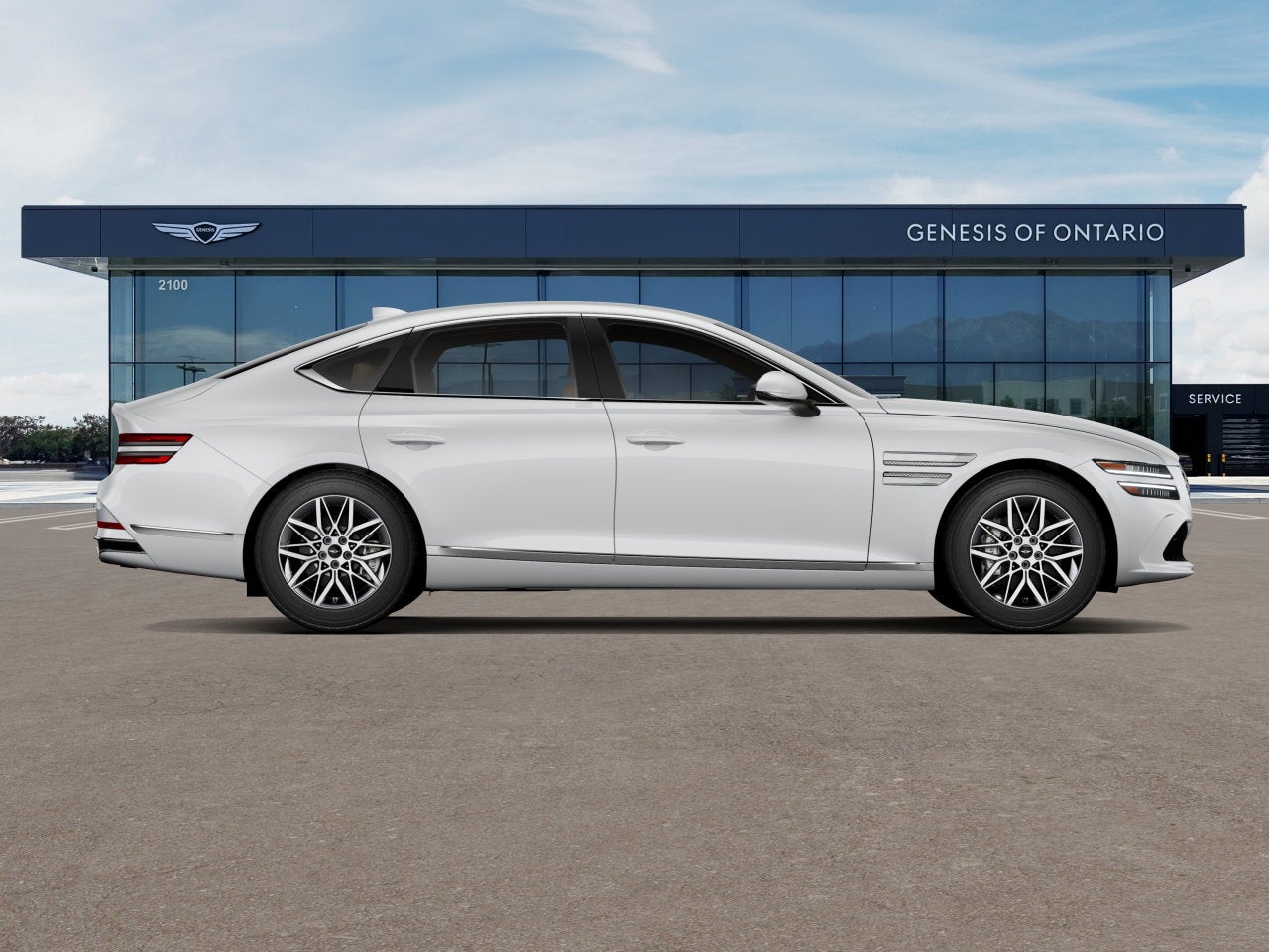 2027 Genesis G80 — interior view